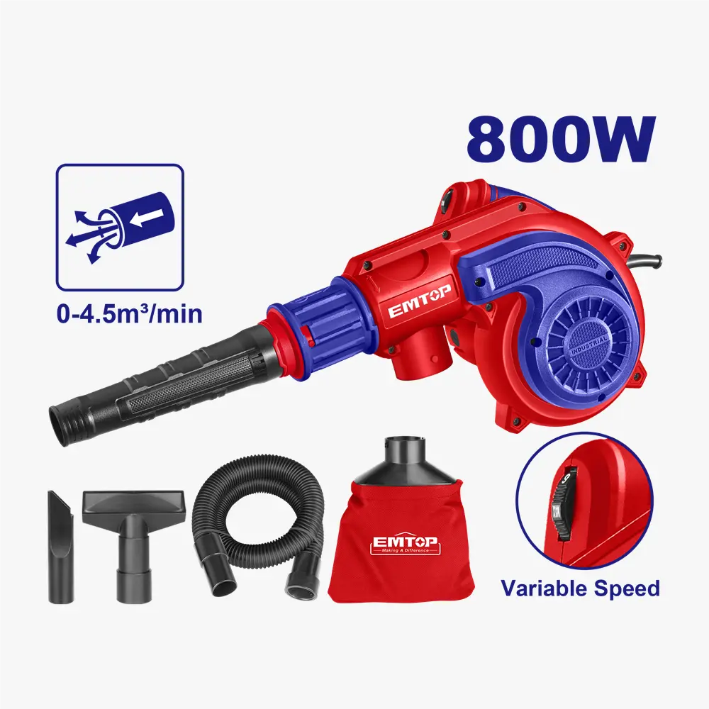 Souffleur – aspirateur 800W EMTOP EABR8003