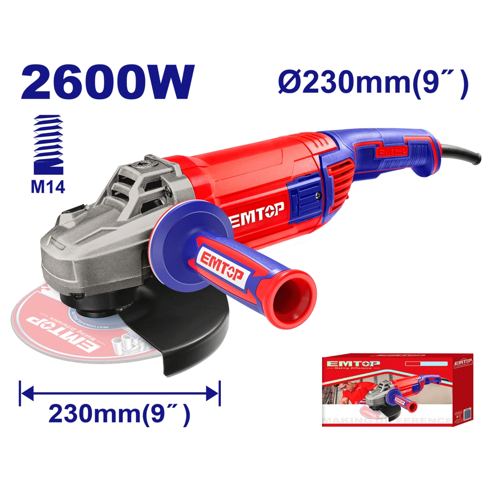 Meule 230 2600W EMTOP EAGR26093