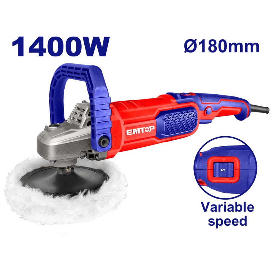 Ponceuse variable 180 1400W EMTOP EAPR1402