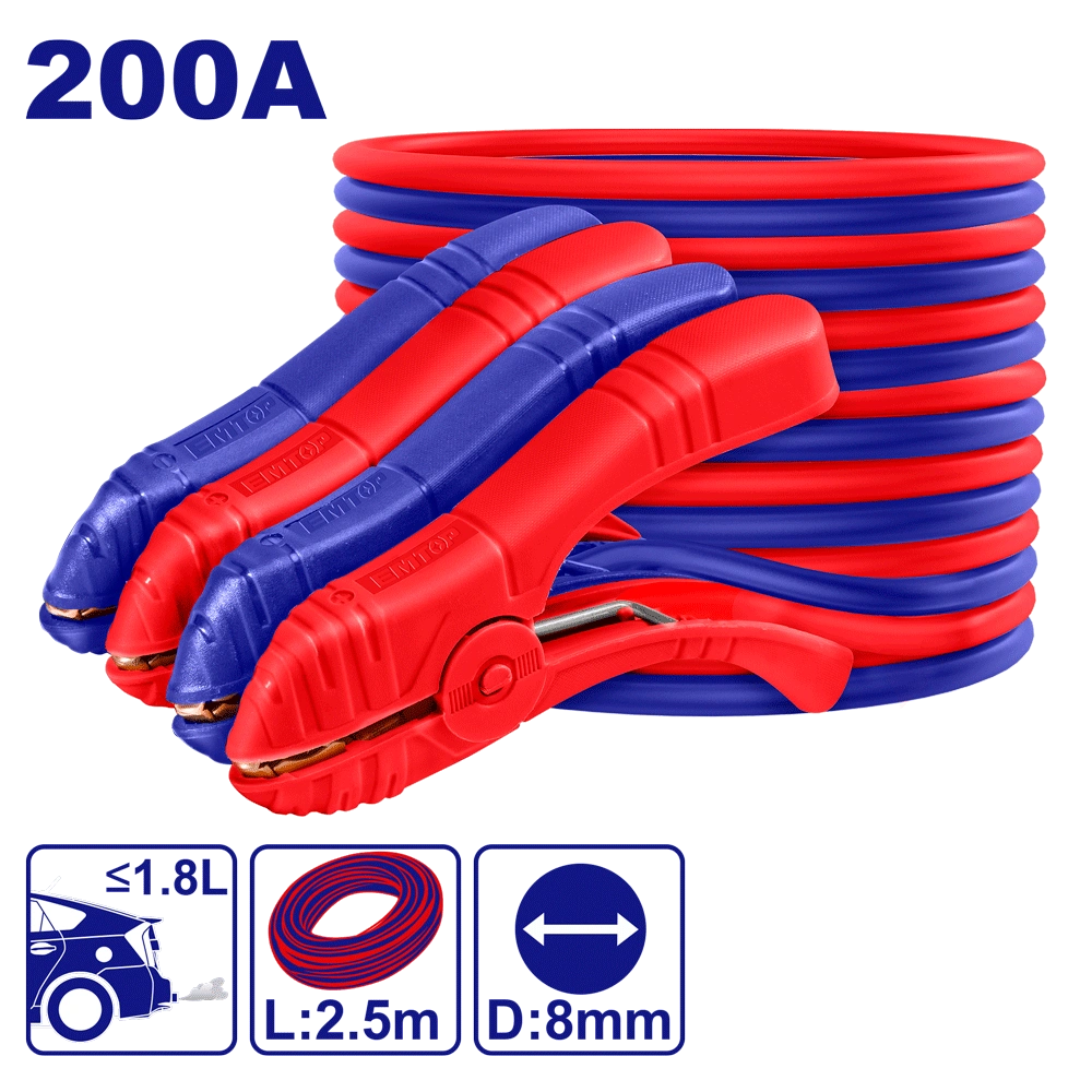 Cables de demarrage 200A EMTOP EBCE0201