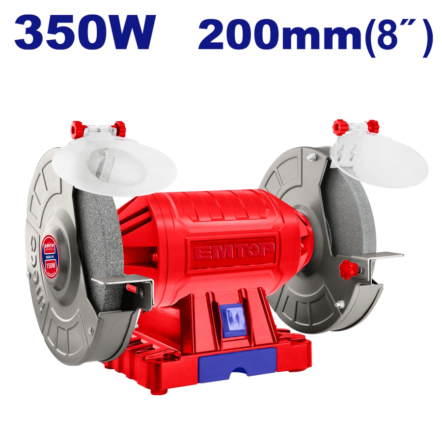 Touret á meuler 350W 200MM EMTOP EBGR83501