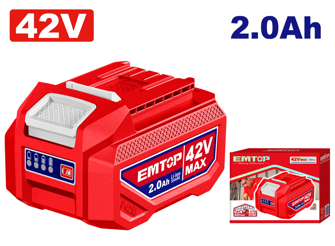 Batterie 2AH 42V EMTOP EBPK42201