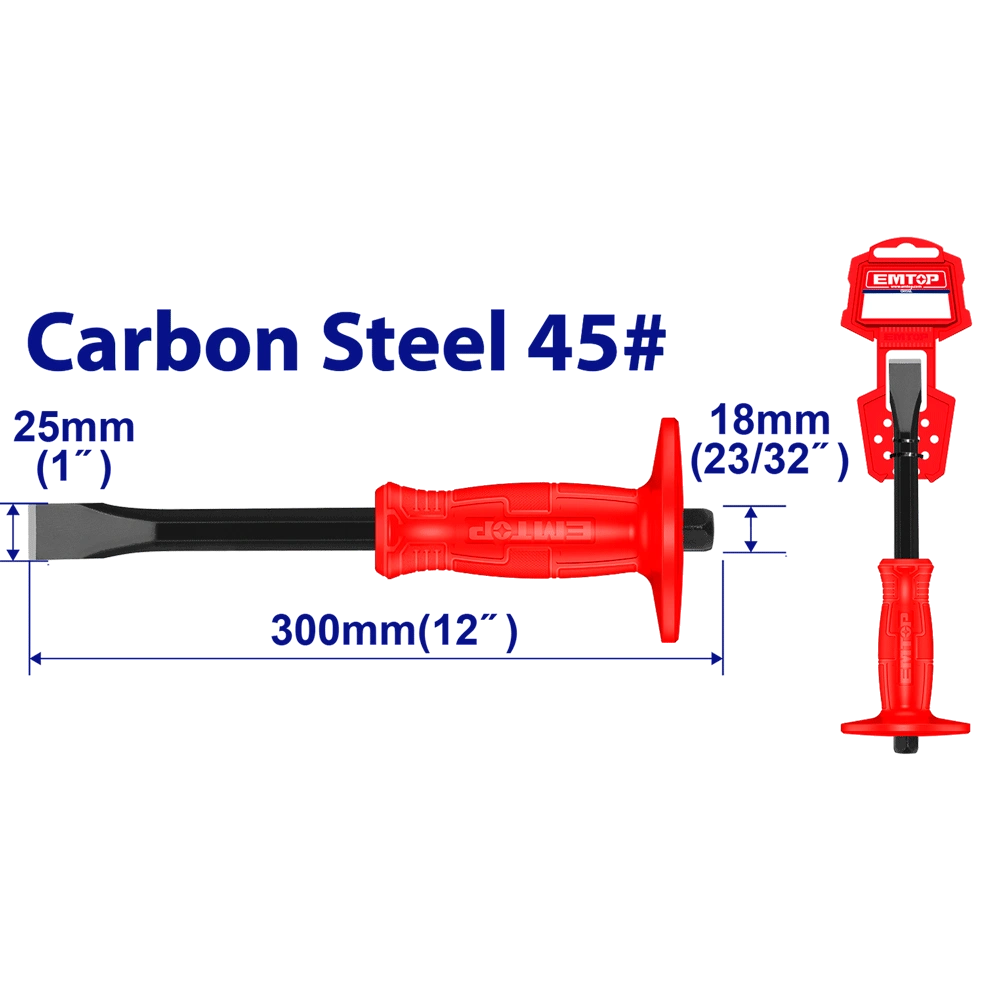 Burin de macon plat 300 a protec EMTOP ECCL251801