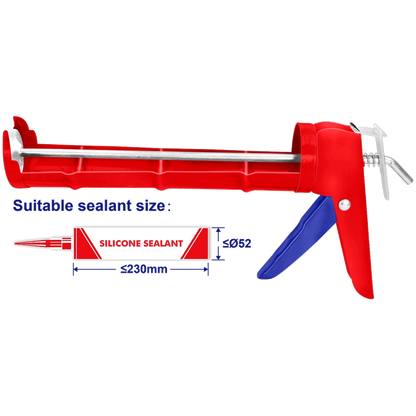 Pistolet pour silicone 230MM t-fer EMTOP ECGN02091