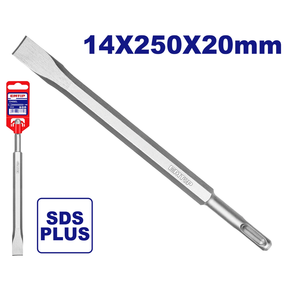 Burin plat SDS plus 250 EMTOP ECHS122501