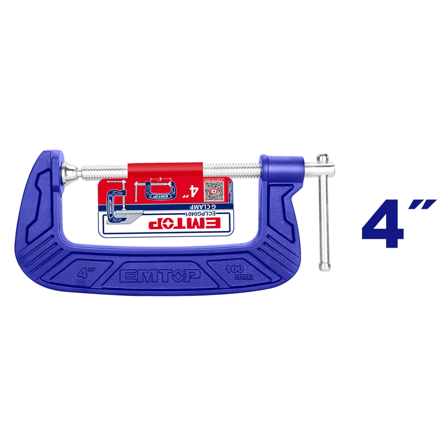 Serre joint g 4″100MM EMTOP ECLPG0401