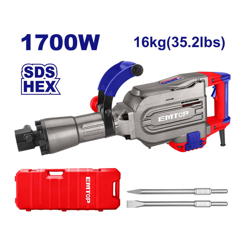 Demolisseur 16KG 1700W 45J EMTOP EDBRH1701