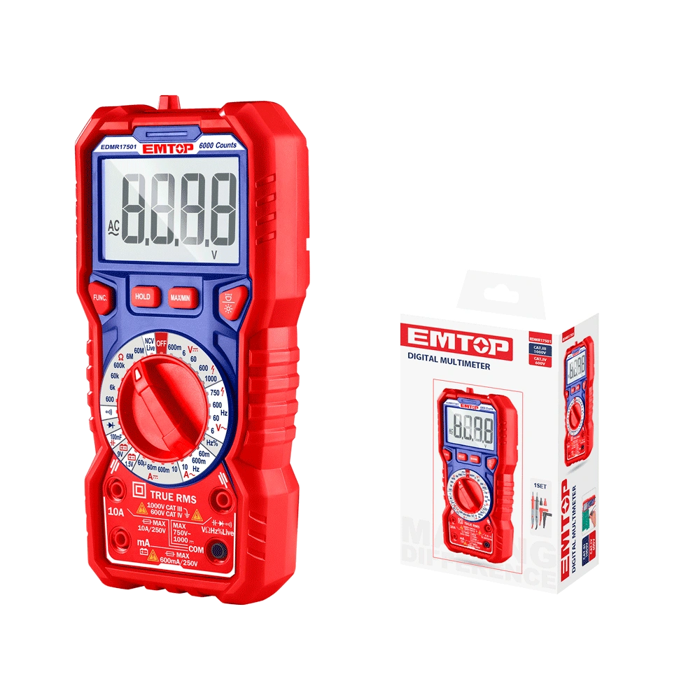 Multimétre digital 1000V EMTOP EDMR17501