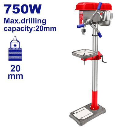 Perceuse á colonne 750W 20MM EMTOP EDPS0205