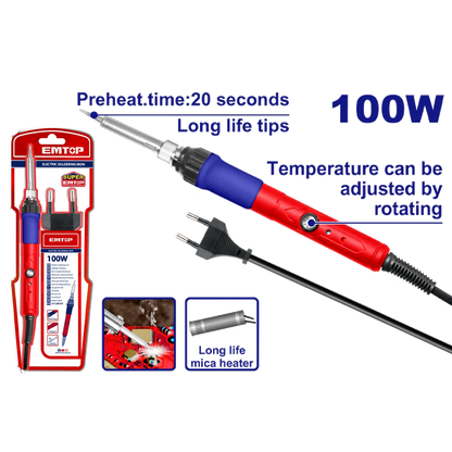 Fer á souder électrique 100W EMTOP EESL10010