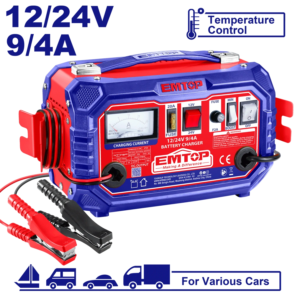 Chargeur de batterie EMTOP EFCR16011