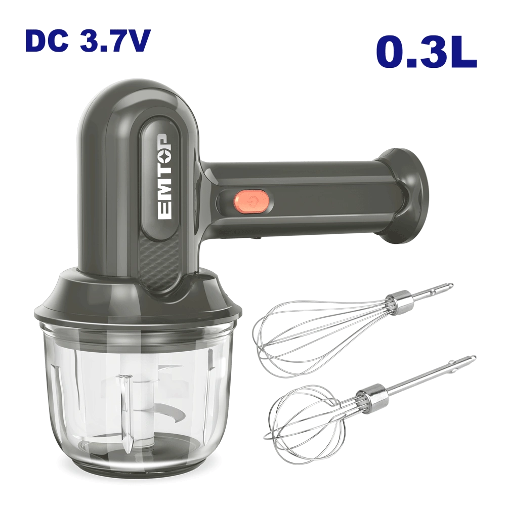 Batteur 3.7V avec bol 0.3L EMTOP EFM019U