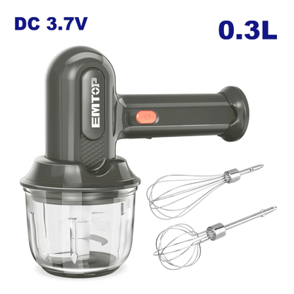 Batteur 3.7V avec bol 0.3L EMTOP EFM019U