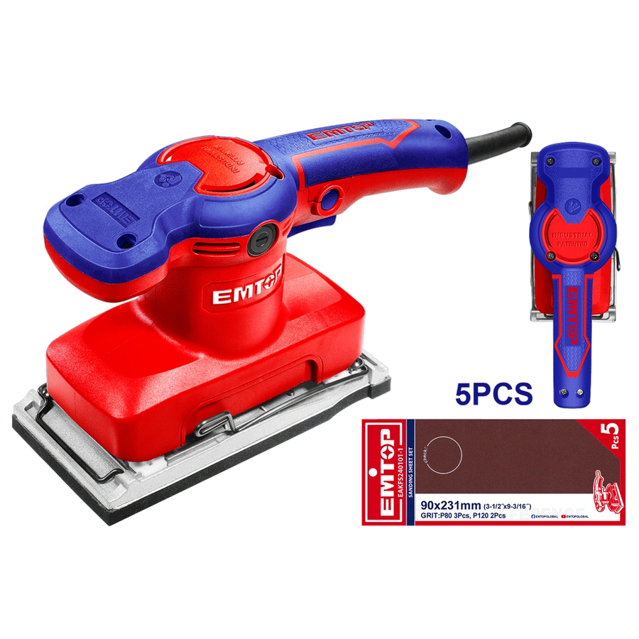 Ponceuse de finition 320W EMTOP EFSR3201