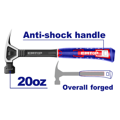 Marteau arrache clous 560G EMTOP EHAMCH2020