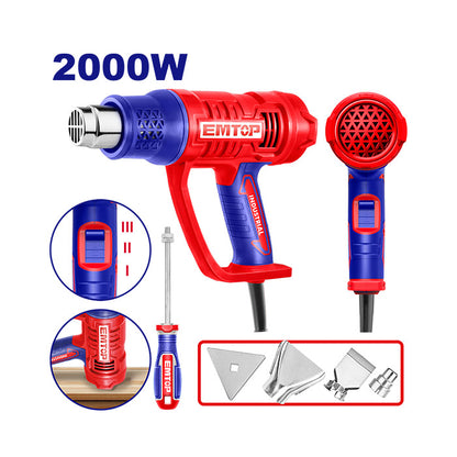 Decapeur thermique 2000W 450°&550° EMTOP EHGN20078