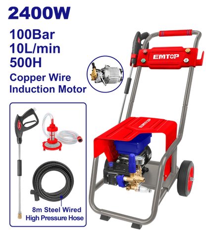 Nettoyeur haute press 2400W 100B EMTOP EHPW30018
