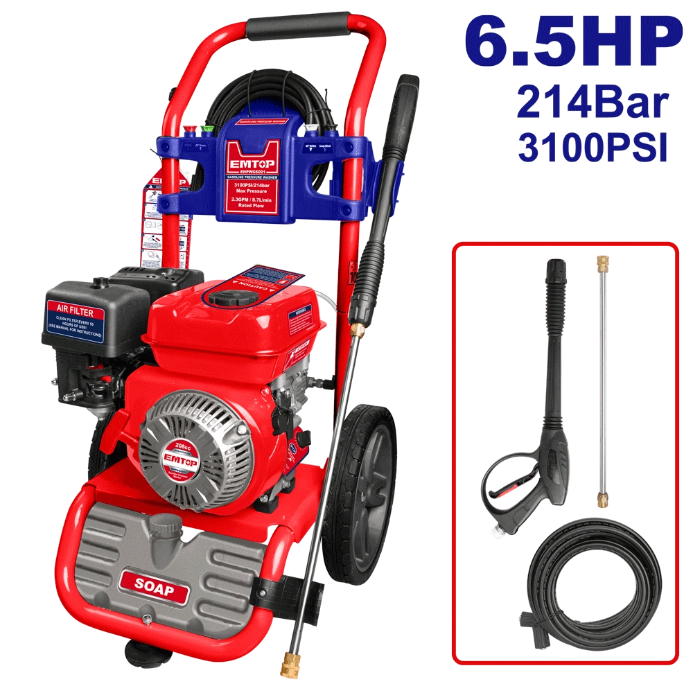 Nettoyeur haute pres es 6.5HP 214B EMTOP EHPWG6001