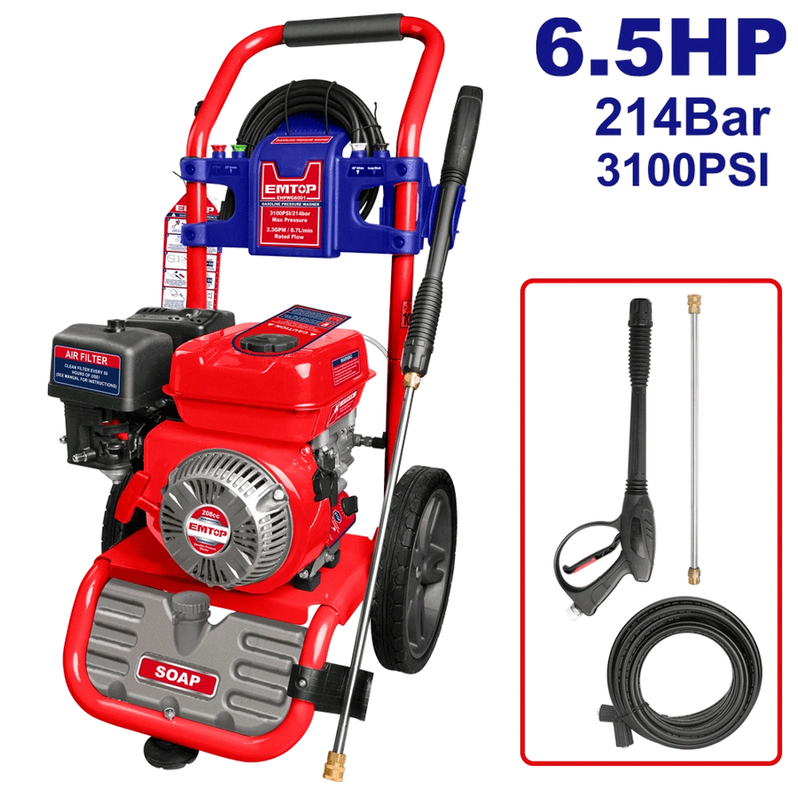Nettoyeur haute pres es 6.5HP 214B EMTOP EHPWG6001