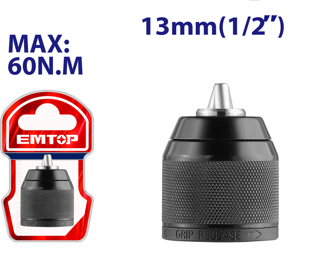 Mandrin serrage rapide 13MM EMTOP EKCY13201