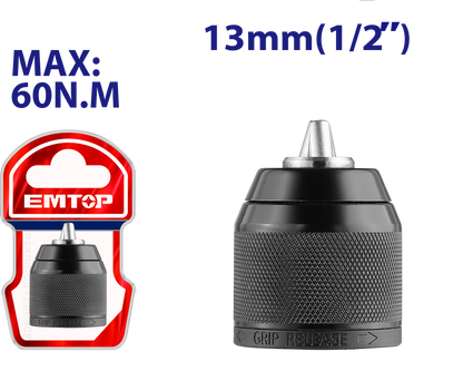 Mandrin serrage rapide 13MM EMTOP EKCY13201