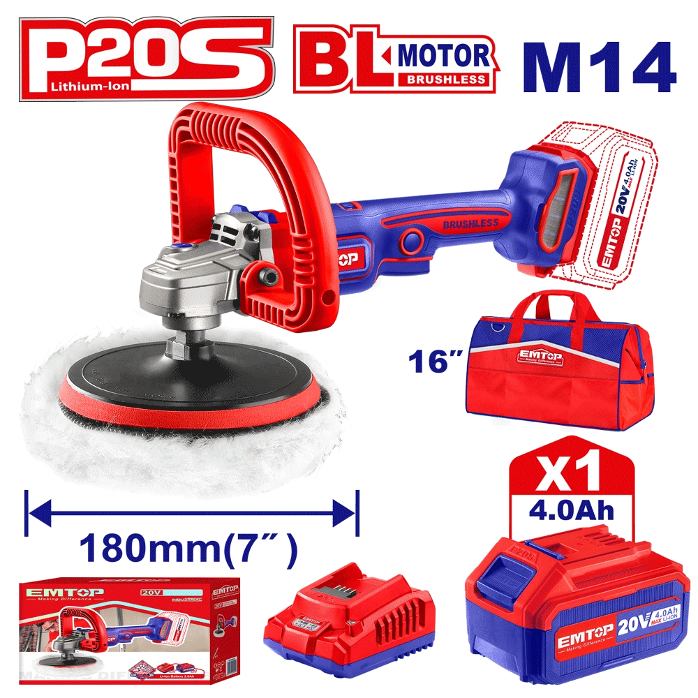 Ponceuse 180 2V 1B4 EMTOP ELAP20181