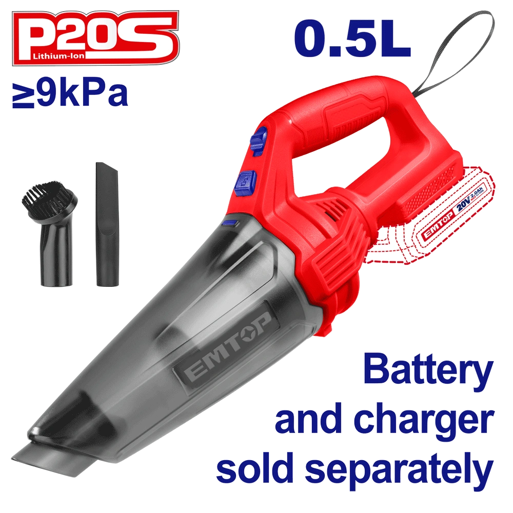 Aspirateur portable 20V sans bat EMTOP ELVC201261
