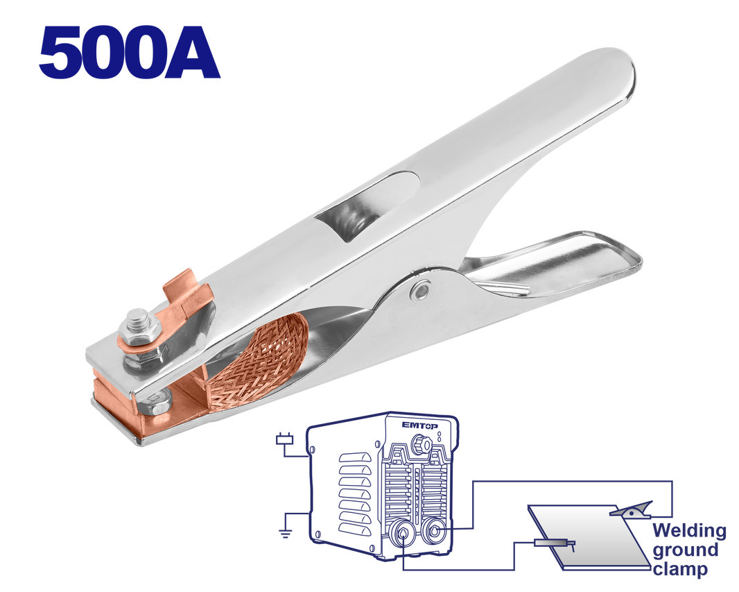 Pince de masse à souder 500A EMTOP EMEH9A05