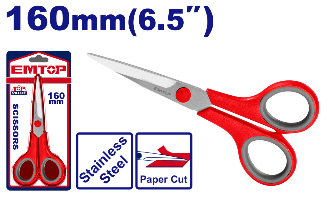 Ciseaux 160MM EMTOP EMSX2607