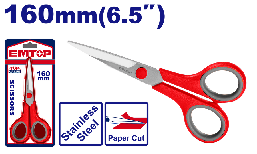 Ciseaux 160MM EMTOP EMSX2607