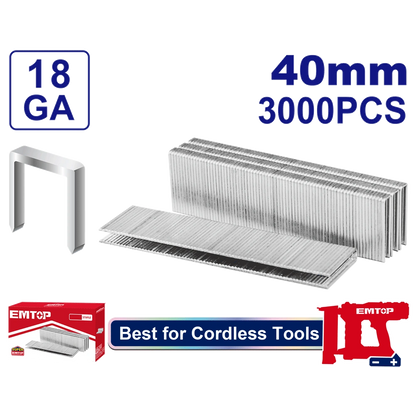 Agrafes 40MM (3000)EMTOP ENAL18403