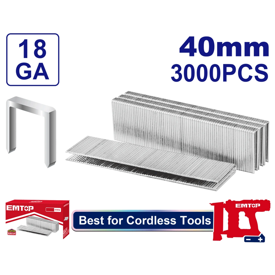 Agrafes 40MM (3000)EMTOP ENAL18403