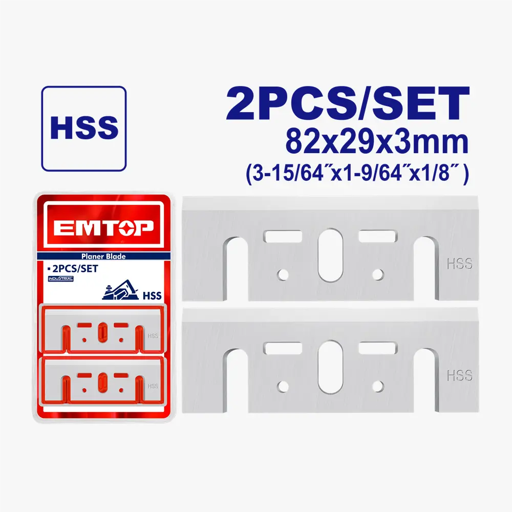2 lame de rabot HSS EMTOP EPBE820301