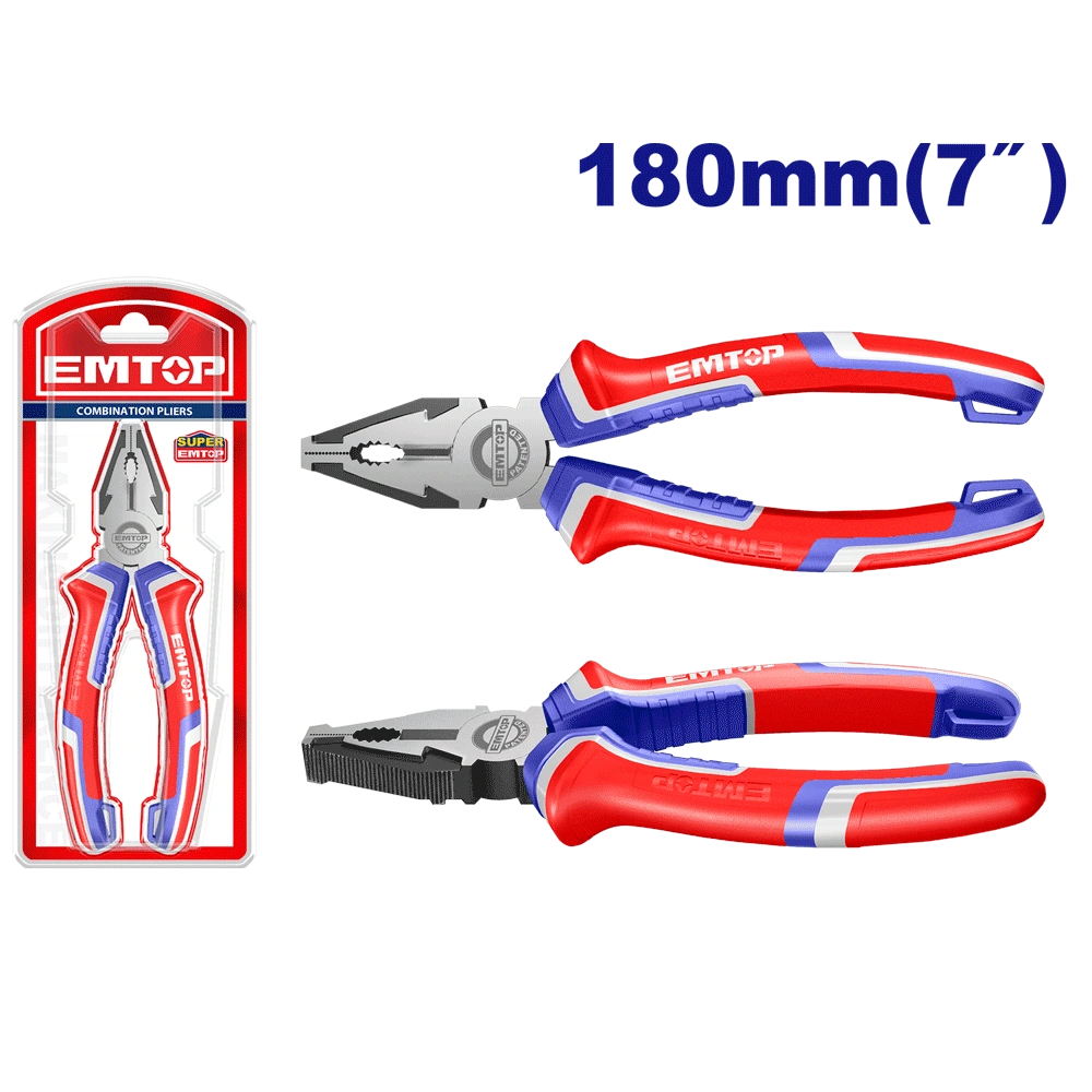 Pince universelle 7″/180MM EMTOP EPLRC0711