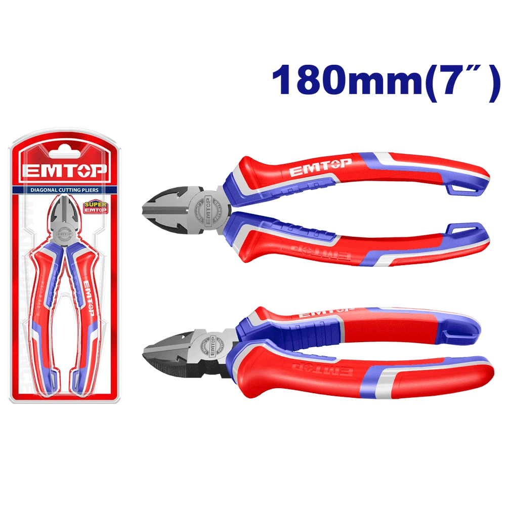 Pince coupante 7″/180MM EMTOP EPLRD0711