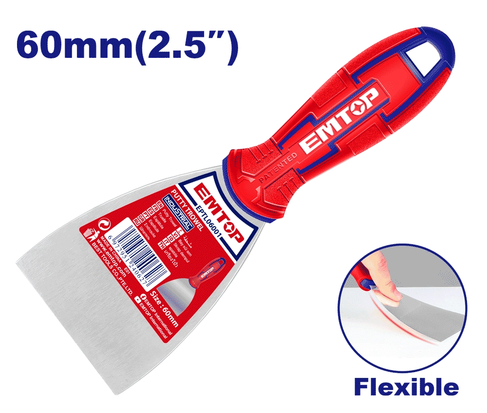 Couteau á mastic 60MM EMTOP EPTL06001