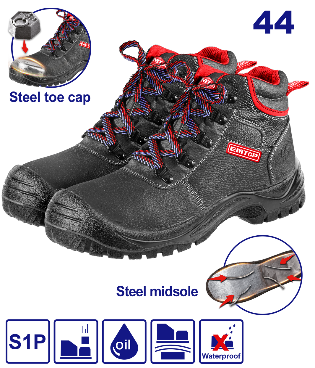 Bottes de sécurité T44 EMTOP ESBS42SP44