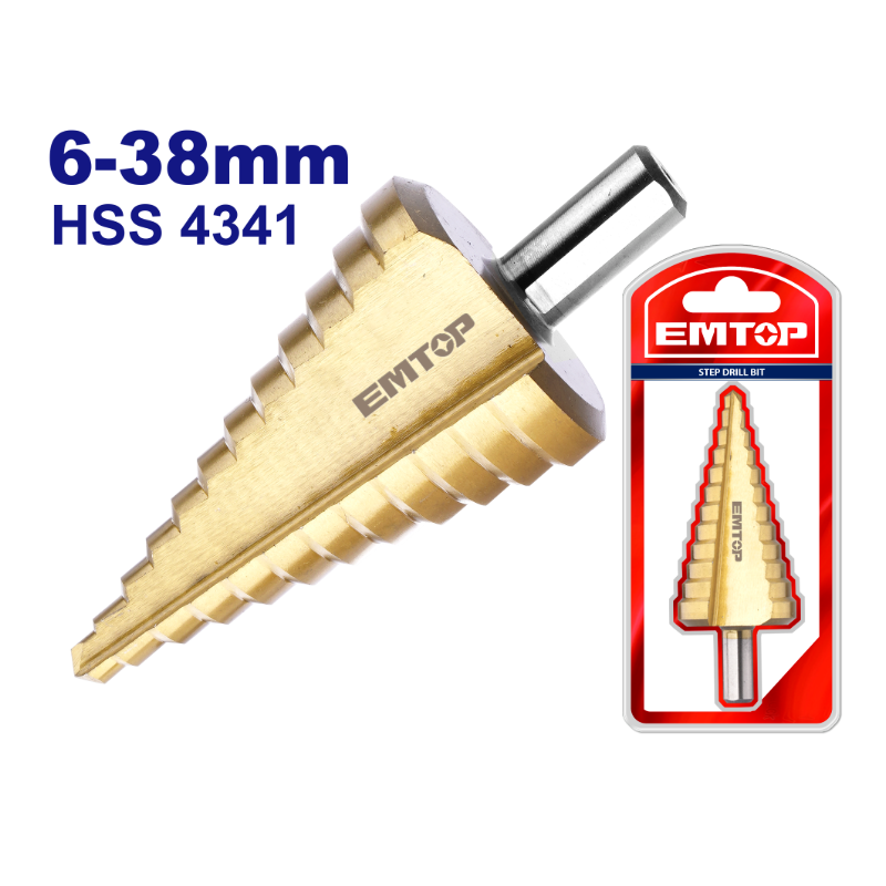 Foret étagé HSS 6-38 EMTOP ESDL63803