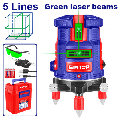 Laser 5 lignes vert 30M EMTOP ESLE53003