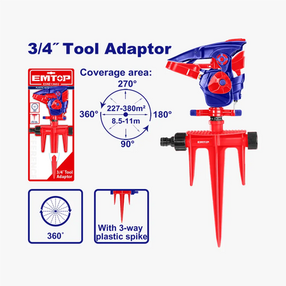 Arroseur automatique en plastique EMTOP ESNE13602