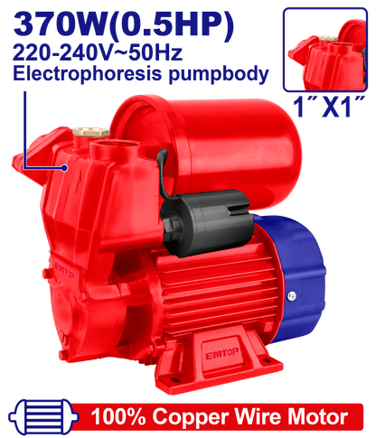 Pompe périphérique 0.5CV auto- EMTOP EWPPA03701