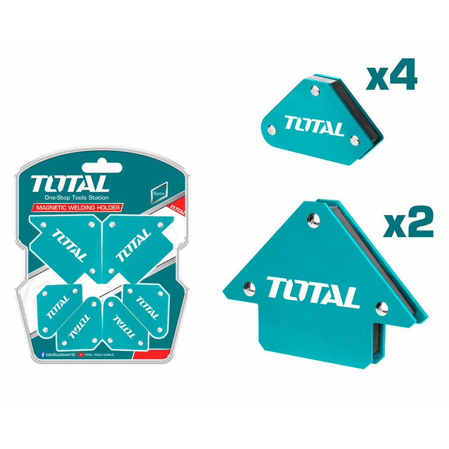 Porte soudure magnétique 3 pouces - précision et fiabilité TOTAL TAMWH6002