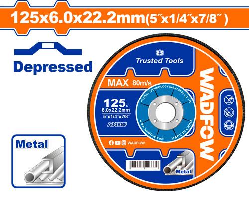 WADFOW disque ebarb acier 125x6mm WAC1353