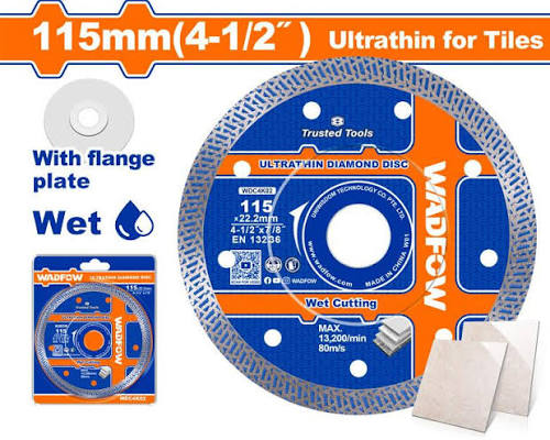 WADFOW disque diamant ultra mince 115mm WDC4K02