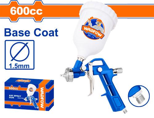 WADFOW pistolet de peinture pneumatique 1.5mm 600cc WGA1504