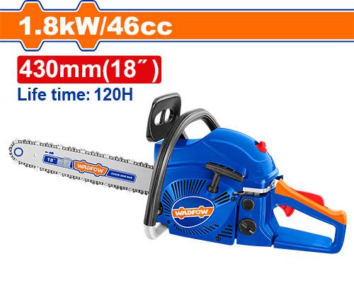 WADFOW scie à chaîne à essence 46cc 1.8KW 45cm WGC1552