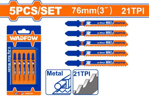 WADFOW jeu 5 lame scie sauteuse métal WJB118A