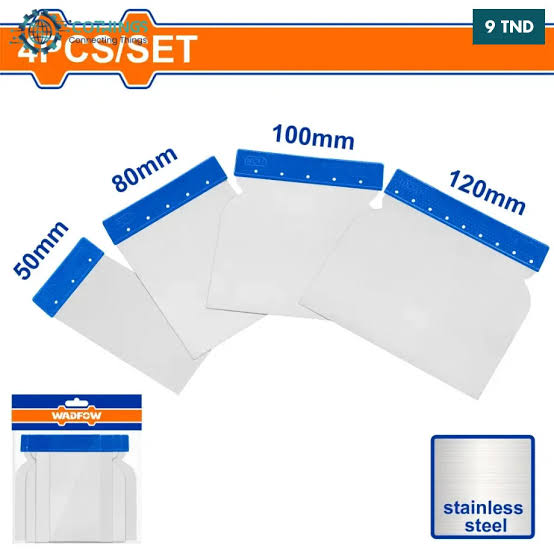 WADFOW jeu 4 palettes a mastic WPT4E41