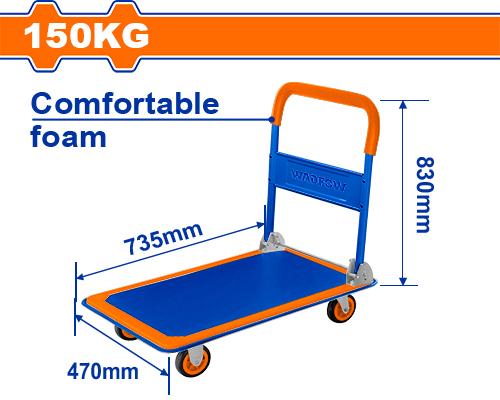 WADFOW chariot 4 roues 150kg WWB1315