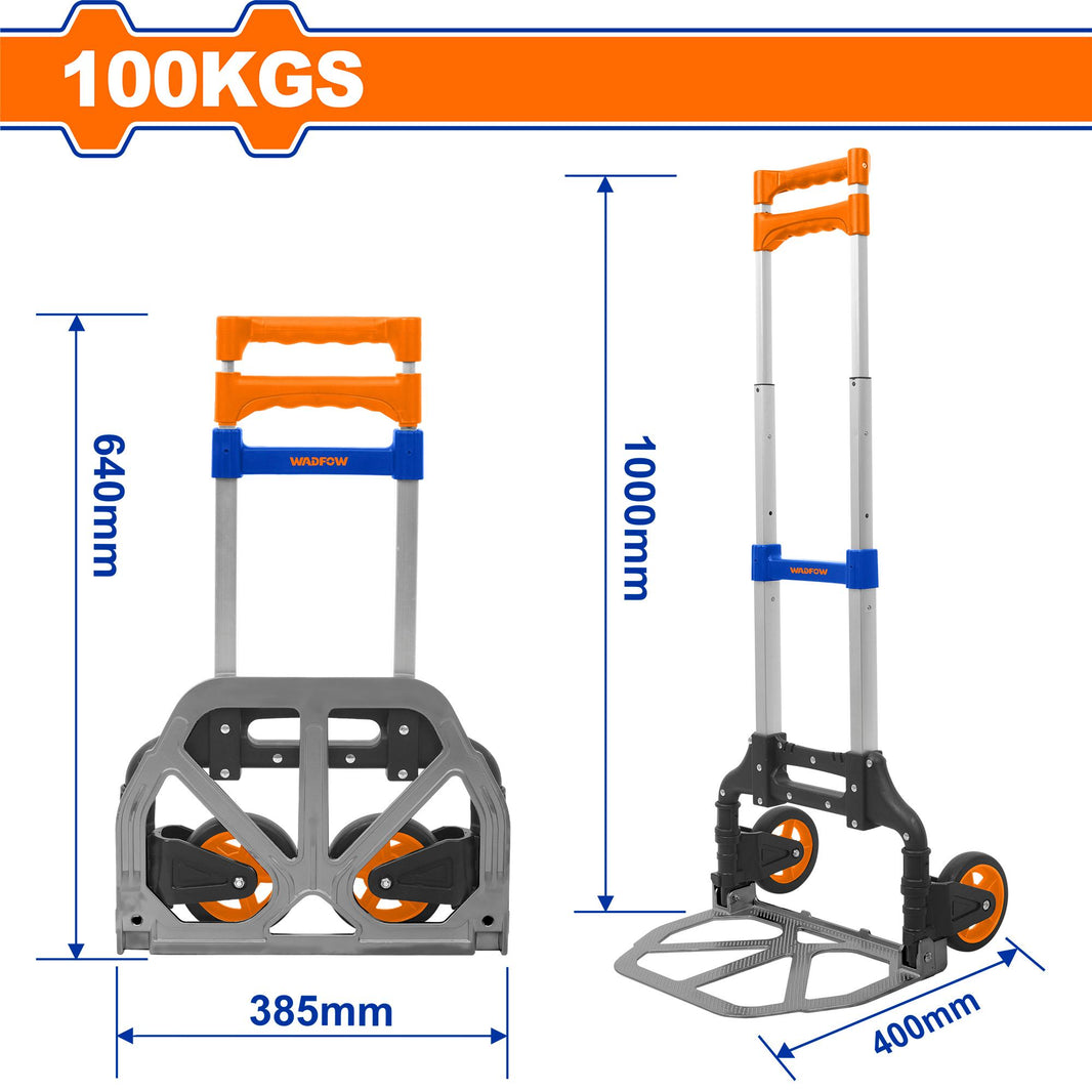 WADFOW diable pliable 2 roues 100kg WWB8A10